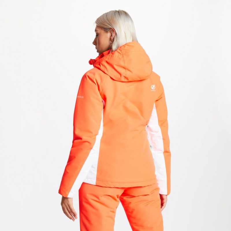 Kurtka narciarska damska Regatta Dare2B Thrive Jacket pomarańczowa