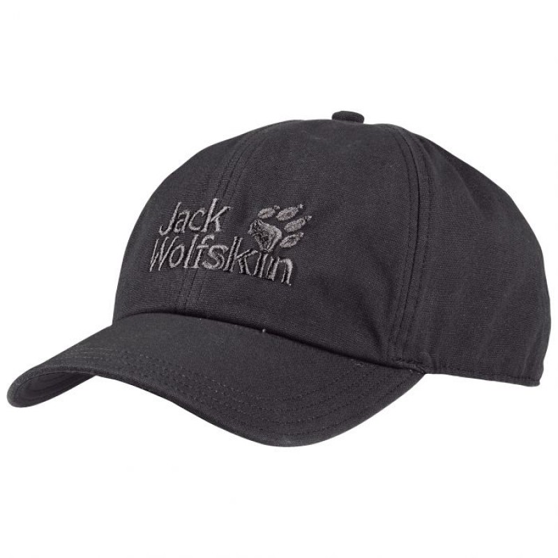 Jack Wolfskin CZAPKA BASEBALL CAP dark steel 1900671