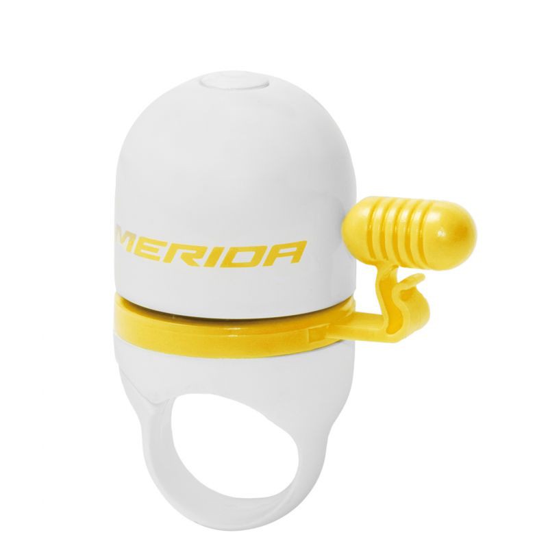 Dzwonek rowerowy Merida biały żółty BE-MD010