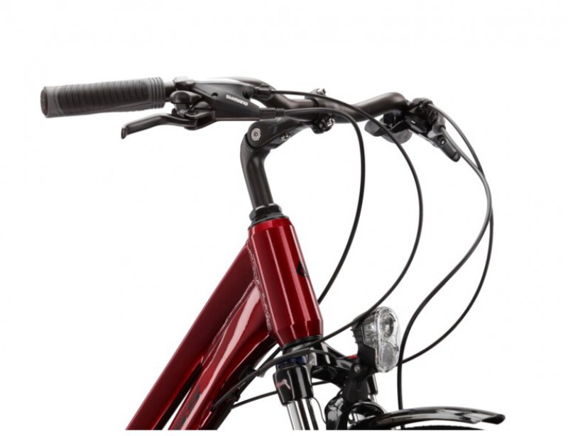 najciekawszy rower turystyczny damski czerwony marki kross