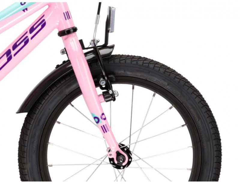 Rower Kross Mini 3.0 16 różowy fiolet turkus 2022