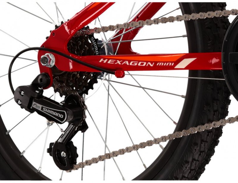 Rower Kross Hexagon Mini 1.0 20 czerwony 2022