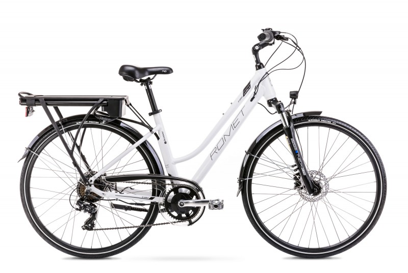 Rower elektryczny ROMET Gazela RM 1 biało-czarny 2022