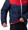Kurtka narciarska męska Columbia ICELINE RIDGE JKT czerwony/granat  WM0902-464