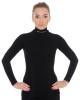 Bluza damska Brubeck Extreme Wool czarna LS11930