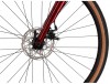 Rower Gravel Kross Esker 2.0 w pięknym rubinowym kolorze.