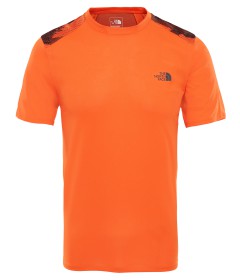 Koszulka Męska The North Face VERSITAS S/S orange T93F5XV0W
