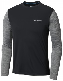 Bluza męska Columbia ZERO RULES long sleeve shirt czarny AM6083012