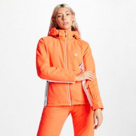 Kurtka narciarska damska Regatta Dare2B Thrive Jacket pomarańczowa