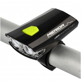 Lampka rowerowa przednia Merida HLMD025 USB 2LED czarna