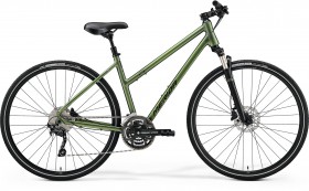 Zielony damski rower crossowy Merida Crossway 300