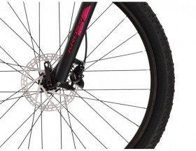 Kross rower Lea 6.0 MS czarny róż mat 2022