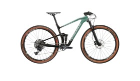 Rower Kross Earth 3.0 zielony czarny srebrny połysk 2023